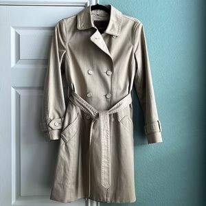 Coach Tan Trench Coat